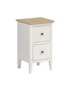 Marlow Narrow Bedside Locker - Coconut Milk