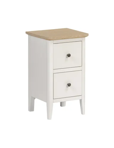 Marlow Narrow Bedside Locker - Coconut Milk