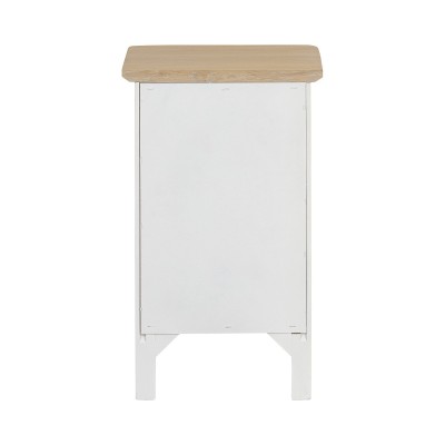 Marlow Narrow Bedside Locker - Coconut Milk