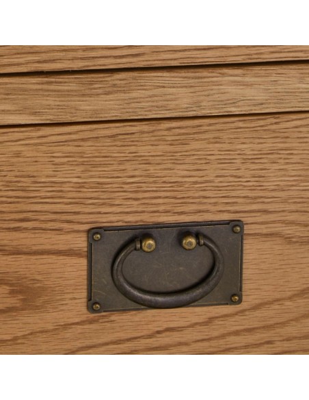 Astoria Wide Bedside Locker - Warm Wax