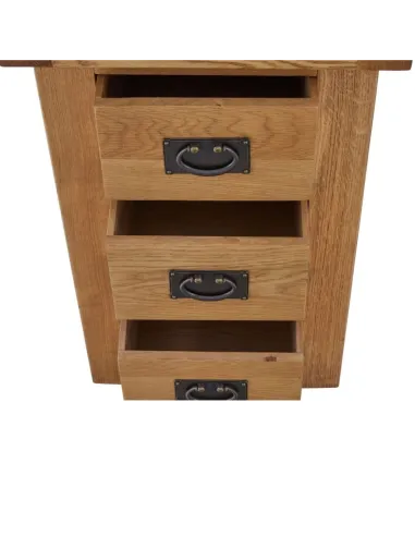 Astoria Wide Bedside Locker - Warm Wax