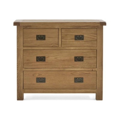 Astoria 2+2 Drawer Chest - Warm Wax