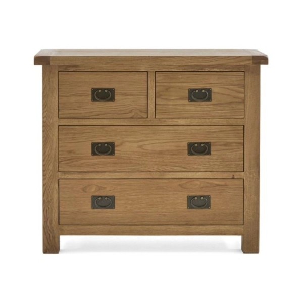 Astoria 2+2 Drawer Chest - Warm Wax
