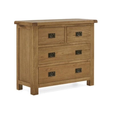 Astoria 2+2 Drawer Chest - Warm Wax
