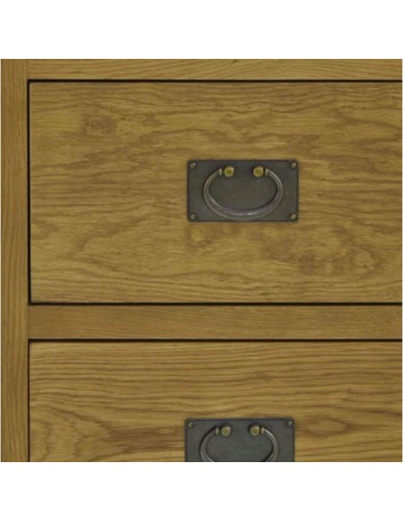 Astoria 2+3 Drawer Chest - Warm Wax