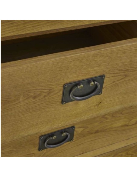 Astoria 2+3 Drawer Chest - Warm Wax