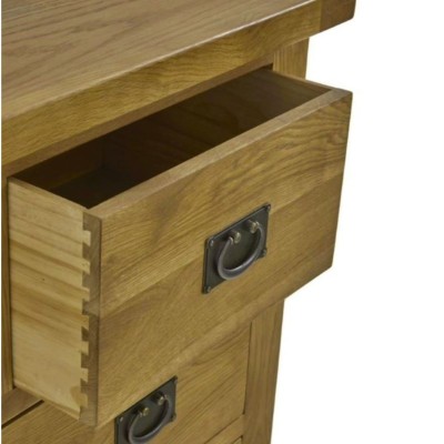 Astoria 2+3 Drawer Chest - Warm Wax