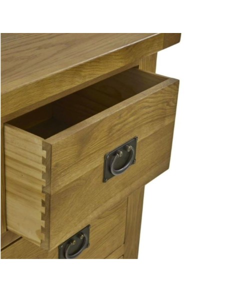 Astoria 2+3 Drawer Chest - Warm Wax