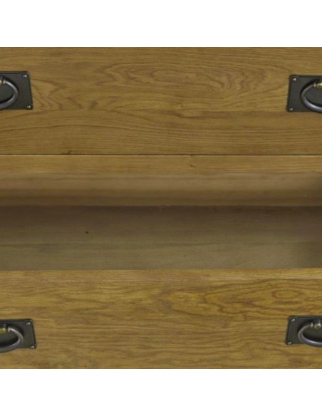 Astoria 2+3 Drawer Chest - Warm Wax