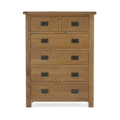 Astoria 2+4 Drawer Chest - Warm Wax