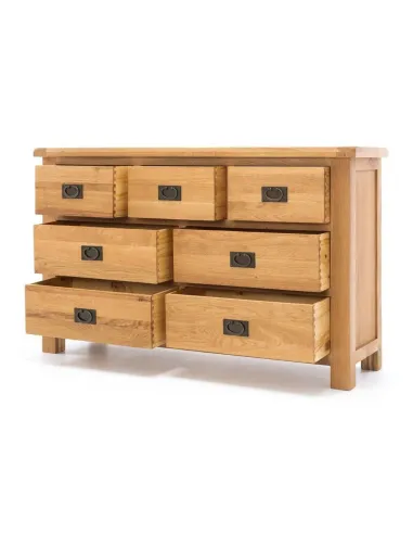 Astoria 3+4 Drawer Chest - Warm Wax
