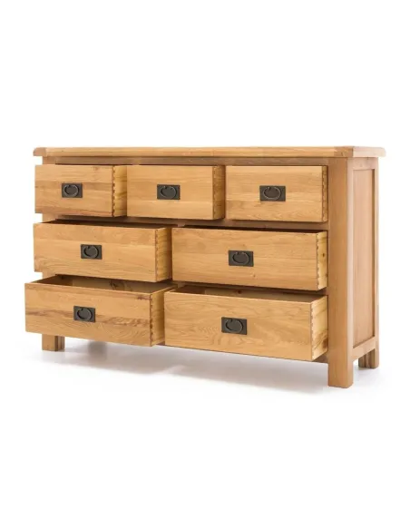 Astoria 3+4 Drawer Chest - Warm Wax