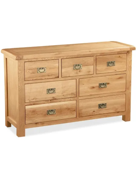 Astoria 3+4 Drawer Chest - Warm Wax