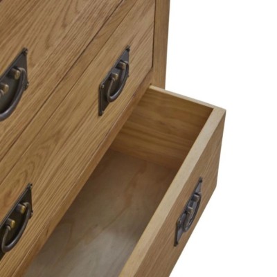 Astoria 5 Drawer Chest - Warm Wax