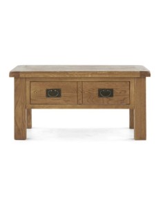 Astoria Coffee Table With Drawer - Warm Wax
