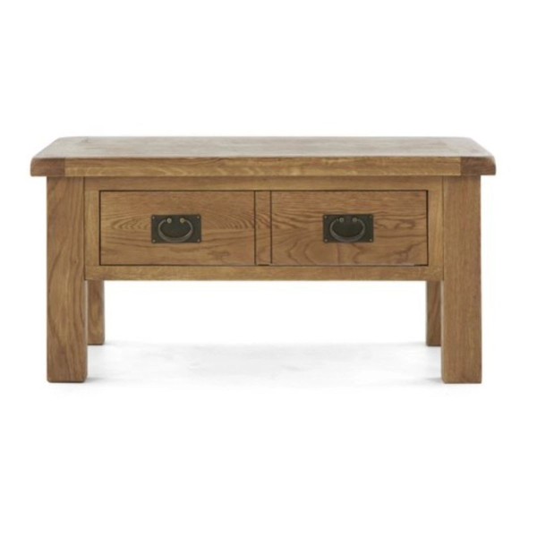 Astoria Coffee Table With Drawer - Warm Wax