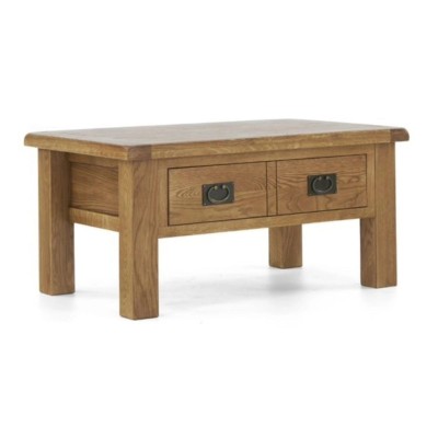 Astoria Coffee Table With Drawer - Warm Wax