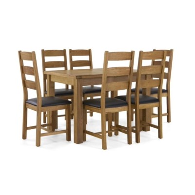 Astoria Compact Extending Dining Table - Warm Wax