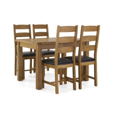 Astoria Compact Extending Dining Table - Warm Wax