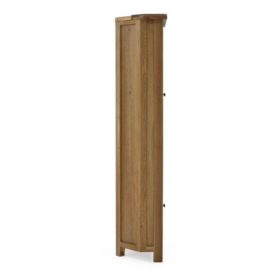 Astoria Corner Display Cabinet - Warm Wax