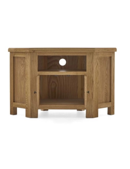 Astoria Corner TV Unit - Warm Wax