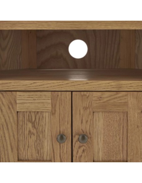 Astoria Corner TV Unit - Warm Wax