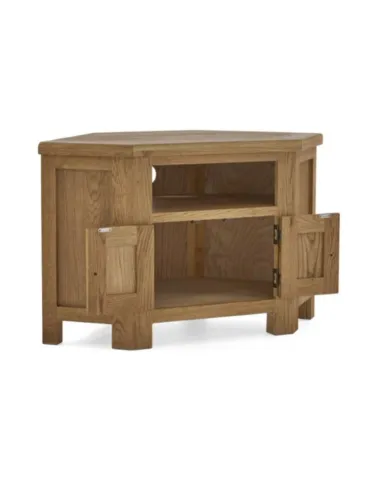 Astoria Corner TV Unit - Warm Wax