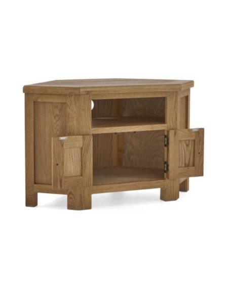 Astoria Corner TV Unit - Warm Wax