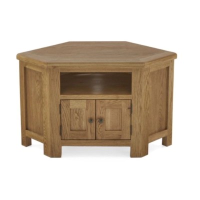 Astoria Corner TV Unit - Warm Wax