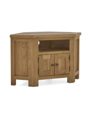 Astoria Corner TV Unit - Warm Wax