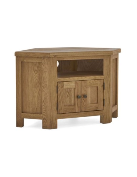 Astoria Corner TV Unit - Warm Wax