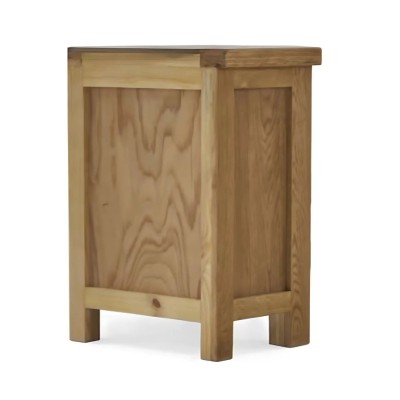 Astoria Corner TV Unit With Baskets - Warm Wax