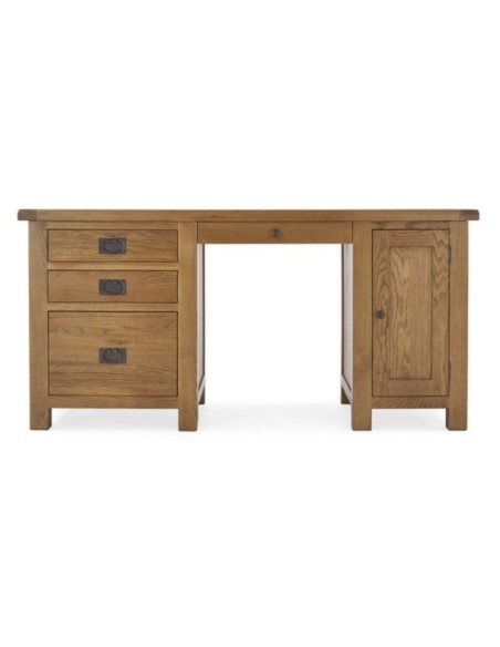 Astoria Double Desk - Warm Wax