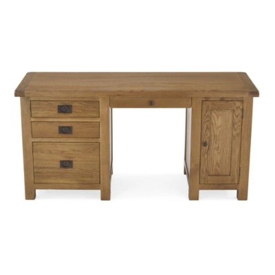 Astoria Double Desk - Warm Wax