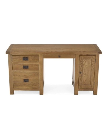 Astoria Double Desk - Warm Wax
