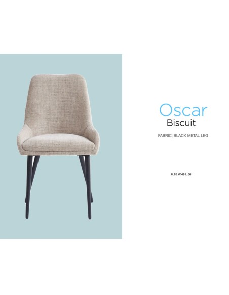 Oscar Dining Chair - Biscuit