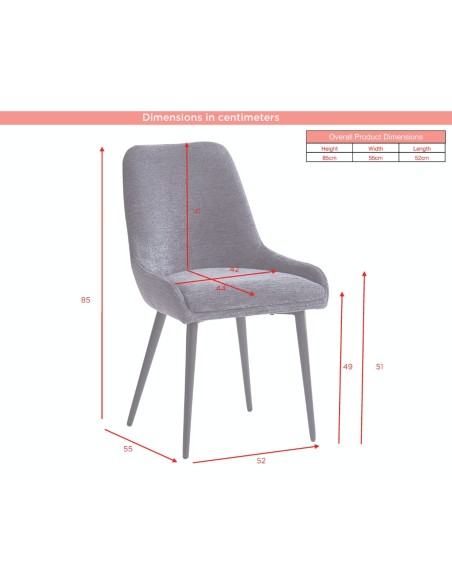 Oscar Dining Chair - Biscuit