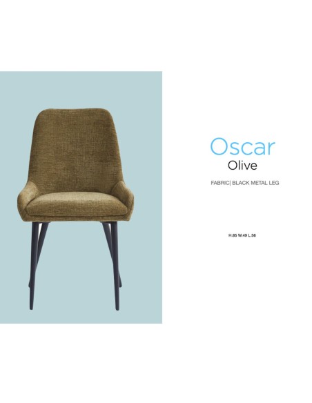 Oscar Dining Chair - Olive Green