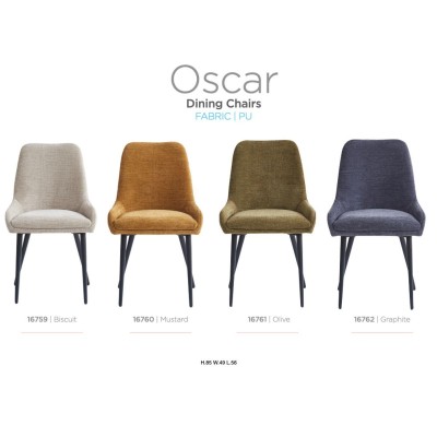 Oscar Dining Chair - Graphite Grey