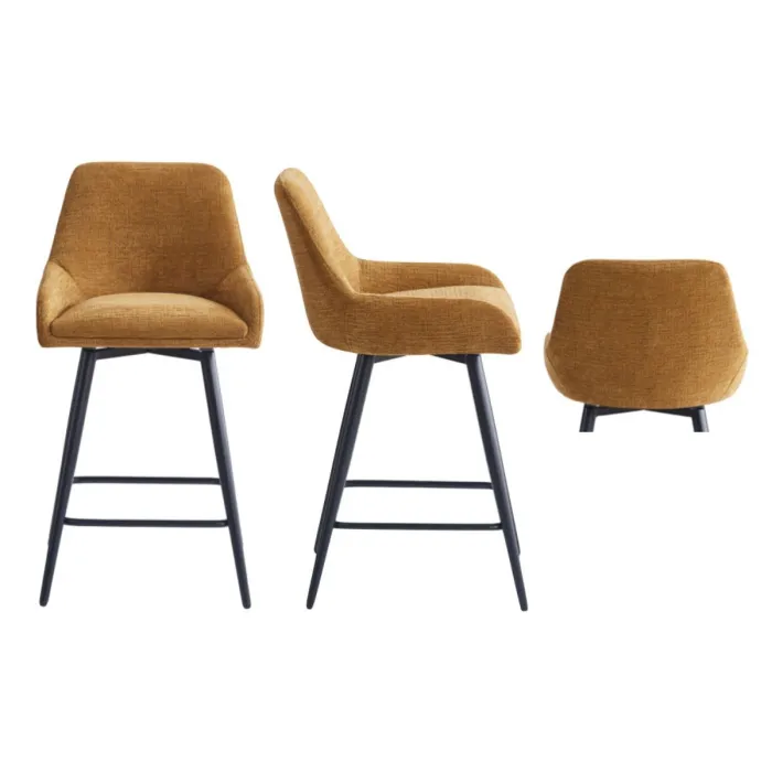 Oscar Counter Stool - Mustard