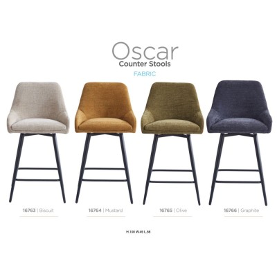 Oscar Counter Stool - Biscuit