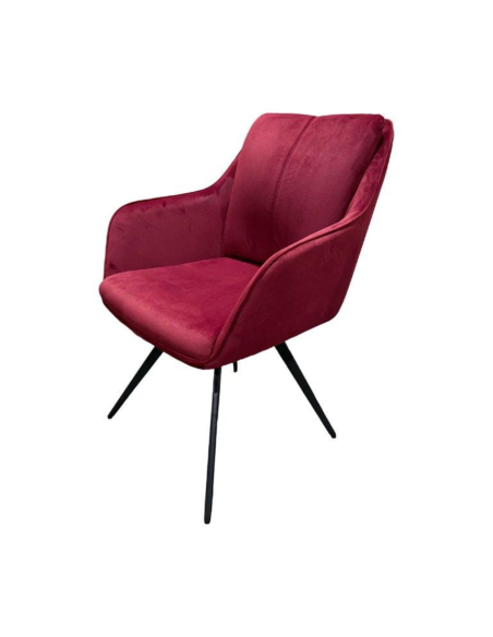 Rivoli Dining Chair - Velvet Purple