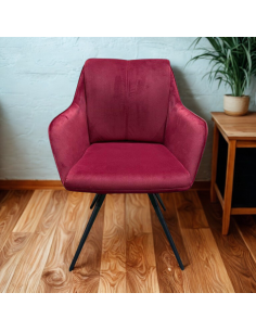Rivoli Dining Chair - Velvet Purple 2