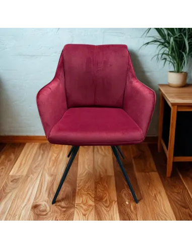 Rivoli Dining Chair - Velvet Purple