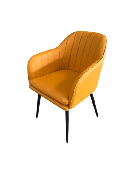 Rochelle Dining Chair - Brown PU