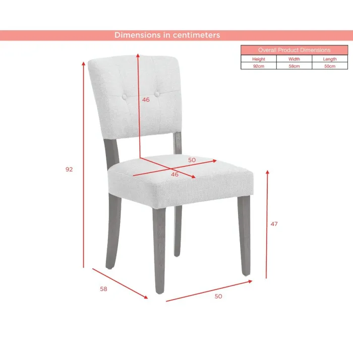 Oakridge Dining Chair - Grey Bison Dark Oak