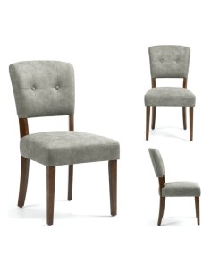 Oakridge Dining Chair - Grey Bison/Dark Oak 2
