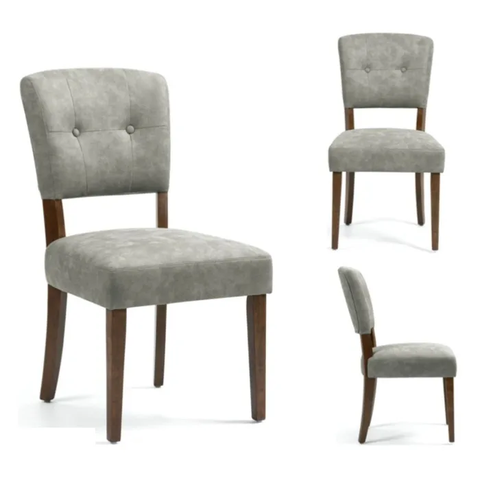 Oakridge Dining Chair - Grey Bison Dark Oak
