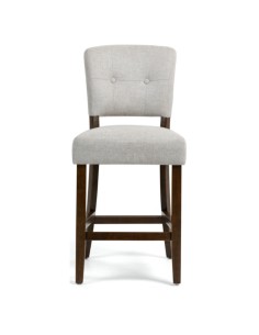 Oakridge Counter Stool - Beige Fabric/Dark Oak