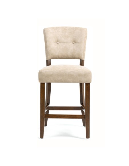 Oakridge Counter Stool - Beige Bison/Dark Oak